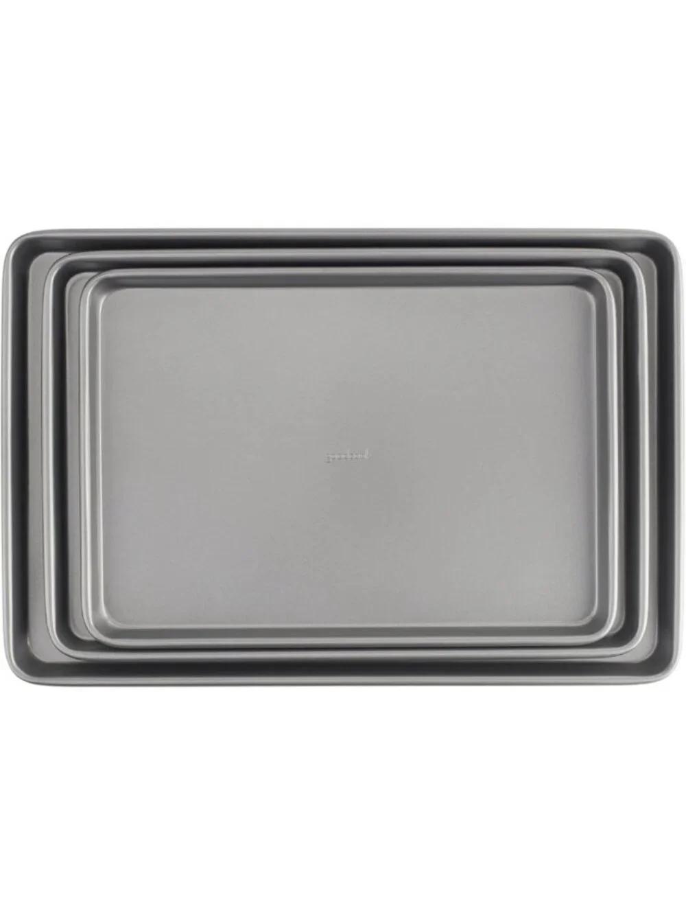 Nonstick Baking Sheet Set - 3 Pack (Small, Medium, Large) Carbon Steel Bakeware